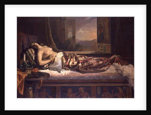 The Death of Cleopatra, 1841 by German von Bohn