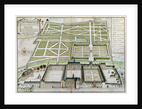 View of the Jesuit College in La Fleche, 1655 by French School