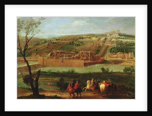 View of the Marly Machine and the Aqueduct at Louveciennes, 1722 by Pierre-Denis Martin