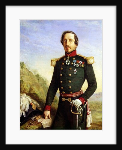 Portrait of Napoleon III 1852 by Felix Francois Barthelemy Genaille