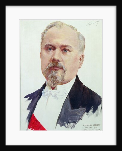 Portrait of Raymond Poincare 1915 by Joseph Felix Bouchor