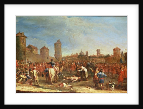 Torture on The Wheel by Claude Callot