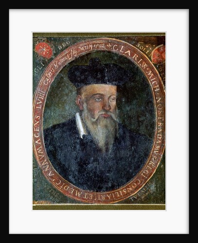 Portrait of Michel de Nostradame by Cesar Nostradamus