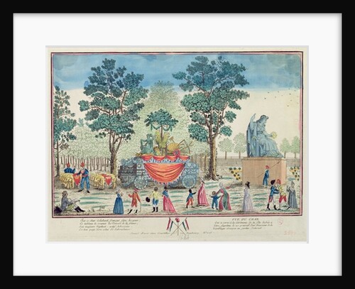 Procession of the Chariot of Agriculture after the 'Day of the Supreme Being', c.1794 by French School
