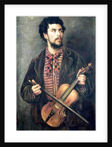 The Violin Player by Marcellin Gilbert Desboutin