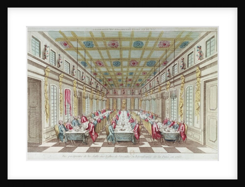 Feast given at the Chateau de Versailles in celebration of the Peace at the end of the Seven Years War, 1763 by French School
