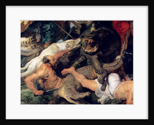 Hippopotamus and Crocodile Hunt, c.1615-16 by Peter Paul Rubens