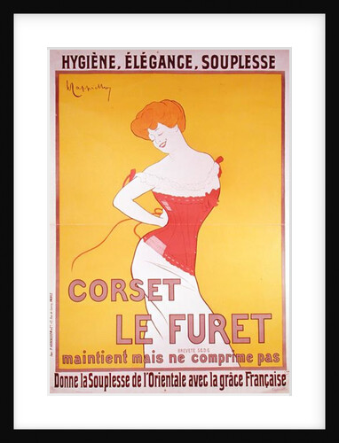 Advertisement for 'Le Furet' corsets by Leonetto Cappiello