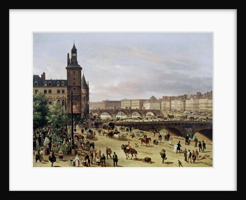 The Flower Market, 1832 by Giuseppe Canella