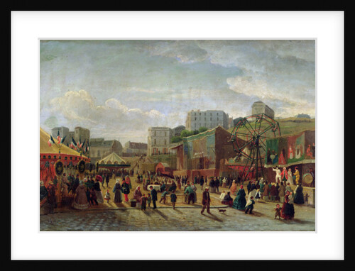 A Fair, Place Saint-Pierre, Montmartre in 1861 by Hubert Hubert