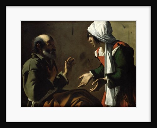 The Denial of St. Peter by Pensionante de Saraceni