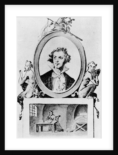 Imaginary Portrait of the Marquis de Sade c.1814-15 by French School