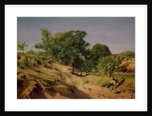 Rural Countryside near Lasalle by Alexandre Eugene Castelnau