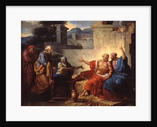 Job Being Scolded by his Wife, c.1790 by Francois Andre Vincent