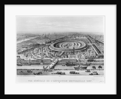 General View of the Exposition Universelle, Paris in 1867 by French School