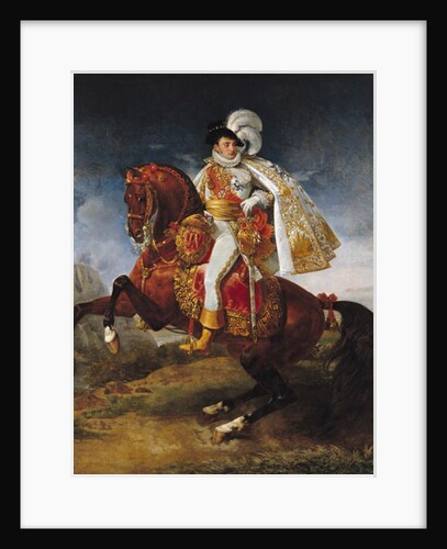 Equestrian Portrait of Jerome Bonaparte 1808 by Baron Antoine Jean Gros