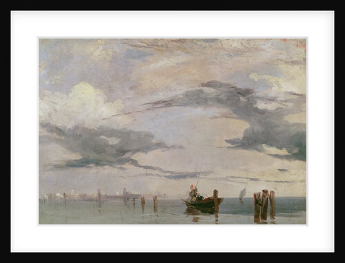 View of the Lagoon near Venice, 1826 by Richard Parkes Bonington