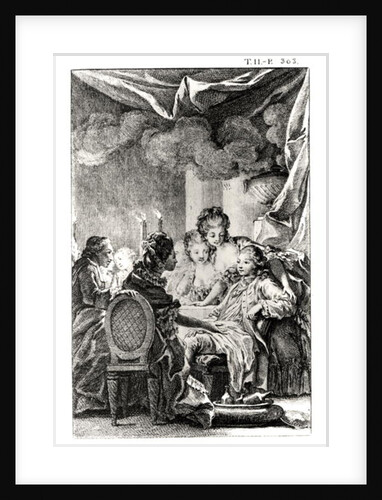 Scene from 'L'Ingenu' by Voltaire by Charles (after) Monnet