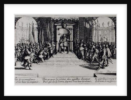 The Awarding of Honours, plate 18 from 'The Miseries and Misfortunes of War' by Jacques Callot