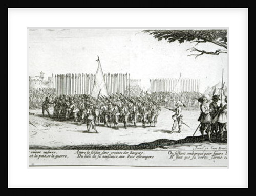 The Raising of an Army by Jacques Callot