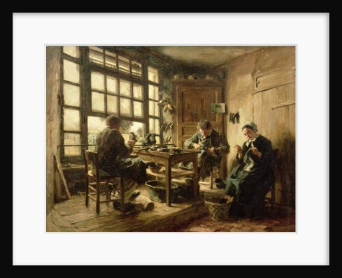 The Cobblers, 1880 by Leon Augustin Lhermitte