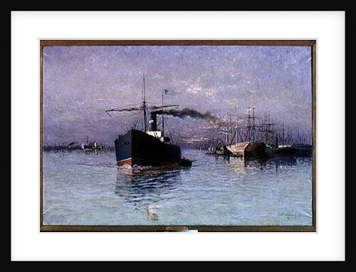 The Great Dock of Dunkirk, 1890 by Emile Maillard