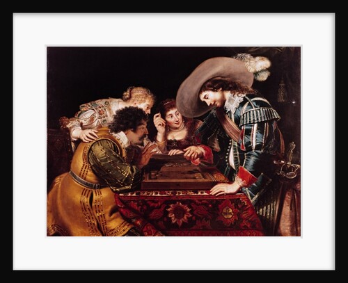The Game of Backgammon by Cornelis de Vos