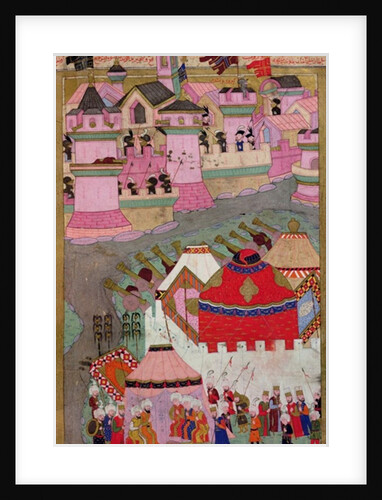 TSM H.1524 Siege of Vienna by Suleyman I the Magnificent, in 1529 by Islamic School