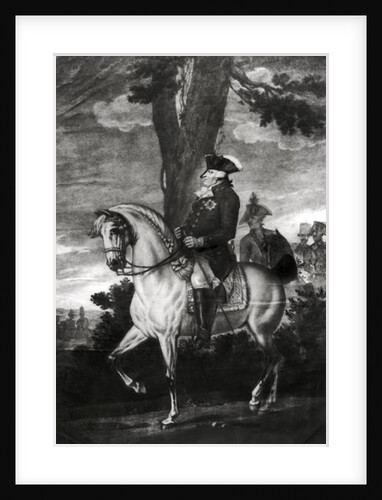 Equestrian Portrait of Frederick William II King of Prussia by Heinrich Sintzenich