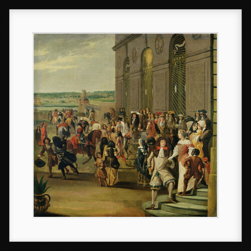 Louis XIV in Front of the Grotto of Thetis at Versailles, 1675 by French School