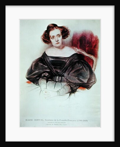 Marie Dorval in Costume, 1831 by Hippolyte Delaroche