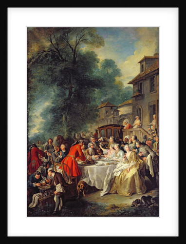 The Hunt Lunch, 1737 by Jean Francois de Troy