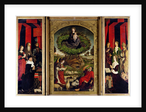 The Triptych of Moses and the Burning Bush, c.1476 by Nicolas Froment