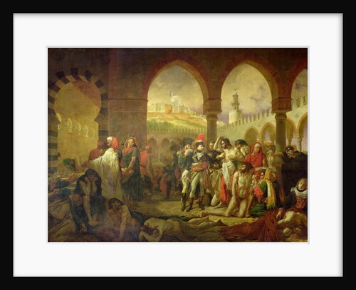Napoleon Bonaparte visiting the plague stricken of Jaffa, 11th March 1799, 1804 by Baron Antoine Jean Gros