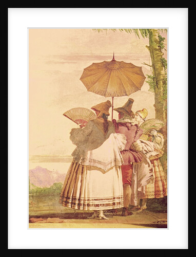 The Summer Promenade, c.1757 by Giandomenico Tiepolo
