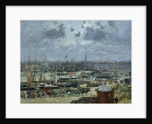 The Port of Bordeaux, 1874 by Eugene Louis Boudin