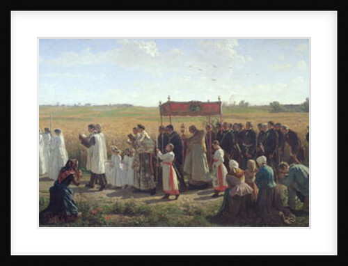 The Blessing of the Wheat in the Artois, 1857 by Jules Breton