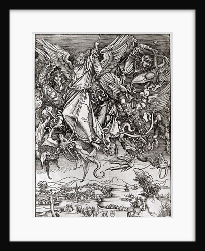 St. Michael and the Dragon by Albrecht Dürer