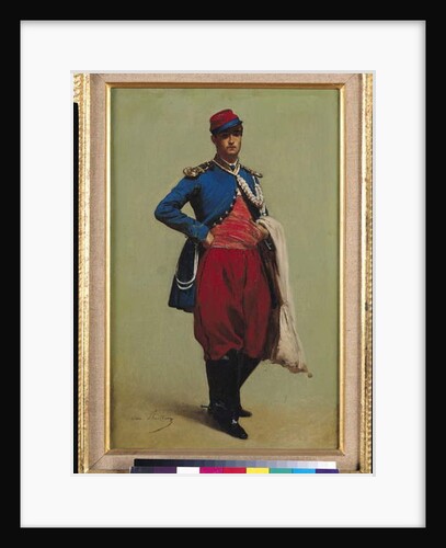 Portrait of Claude Monet in Uniform, 1861 by Charles Marie Lhuillier