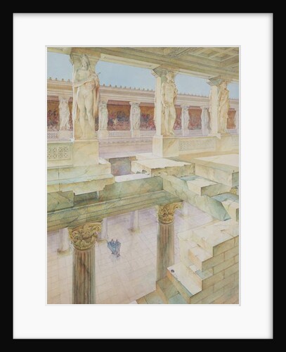 Study of a Roman Temple by Georges Paul Chedanne
