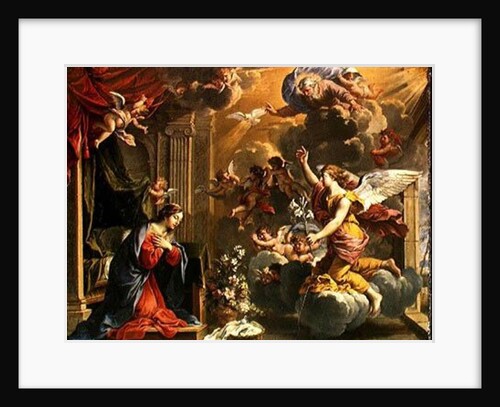 The Annunciation by Charles Francois Poerson