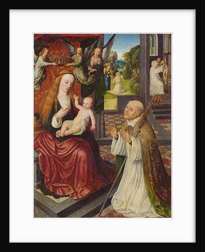 The Lactation of St. Bernard by Jan van Eeckele