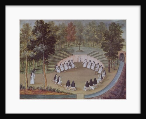 Nuns Meeting in Solitude by Louise Madelaine Cochin