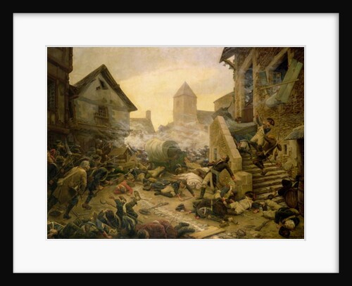 Combat at Cholet, or The Suicide of General Moulin in 1794, 1900 by Jules Benoit-Levy