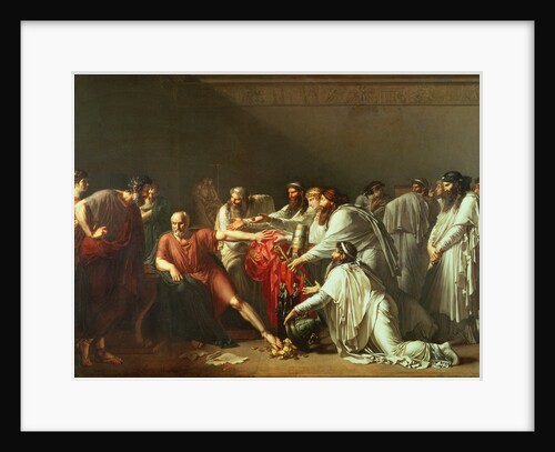 Hippocrates Refusing the Gifts of Artaxerxes I 1792 by Anne Louis Girodet de Roucy-Trioson