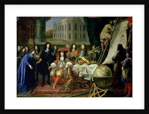 Jean-Baptiste Colbert Presenting the Members of the Royal Academy of Science to Louis XIV c.1667 by Henri Testelin