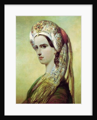 Portrait of Rachel by Achille Deveria