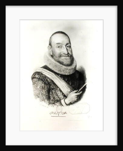 Portrait of Theodore Agrippa d'Aubigne by J. Hebert