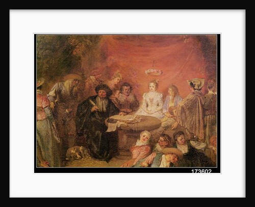 The Bride and Groom's Table by Jean Antoine Watteau
