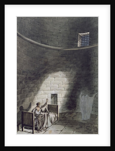 Madame de Guiche and her Daughter Appear at Night before the Artist in Prison, 1804 by Armand de Polignac